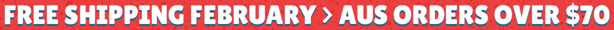 Free Shipping AUS Orders of $70 or more