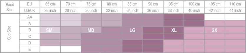 Carefix Celia Size Chart