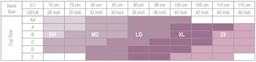 Carefix Mindy Size Chart