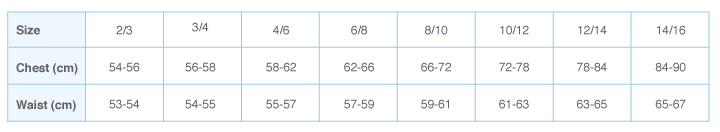 Bonds girls dual sizing