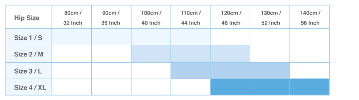 Cantaloop Brief size guide