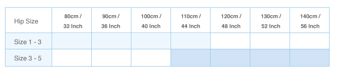 Cantaloop Postnatal Brief size guide