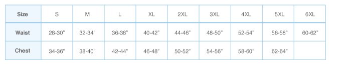 Jockey Mens size guide