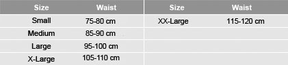 Holeproof size guide